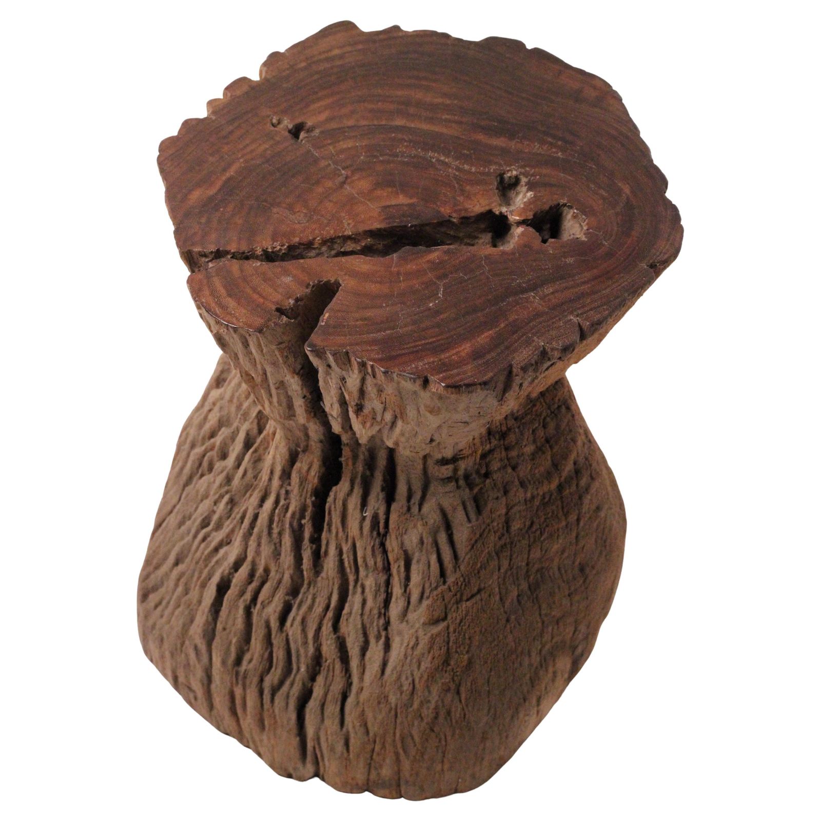 photo vinterior Wabi Sabi Teak Root Stool Or Side Table, Lombok Indonesia, 20th Century
