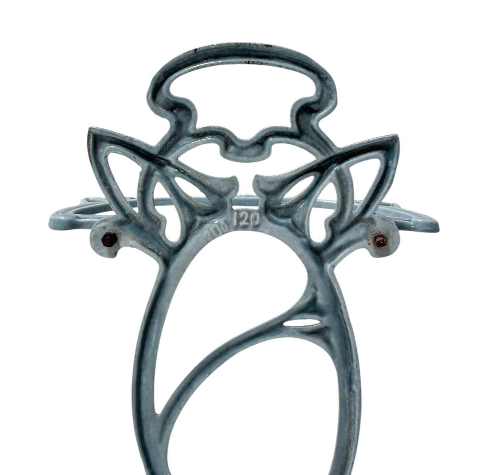 Home Decor Art Nouveau Enameled Iron Umbrella Stand, 1900s photo