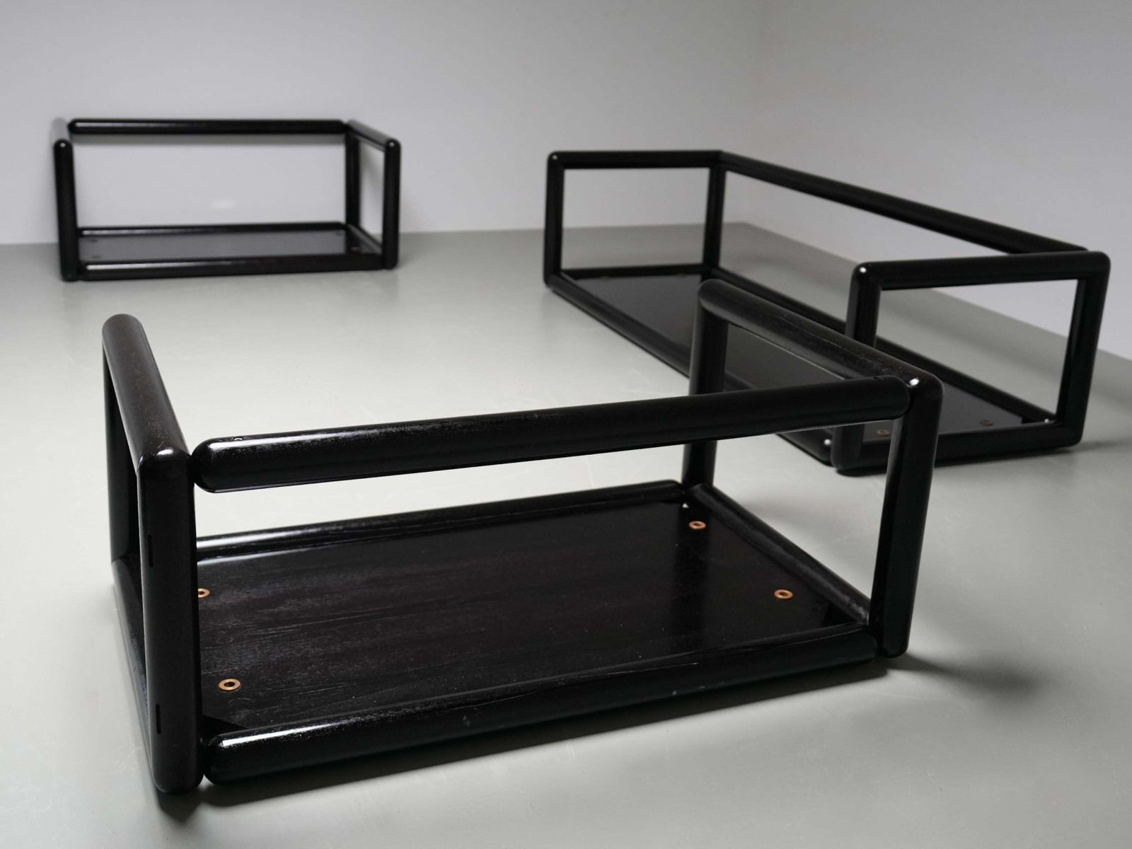 Set Of 4 First Edition Carlo Scarpa 'Cornaro' Sofa's For Simon, Italy, 1970's photo buy