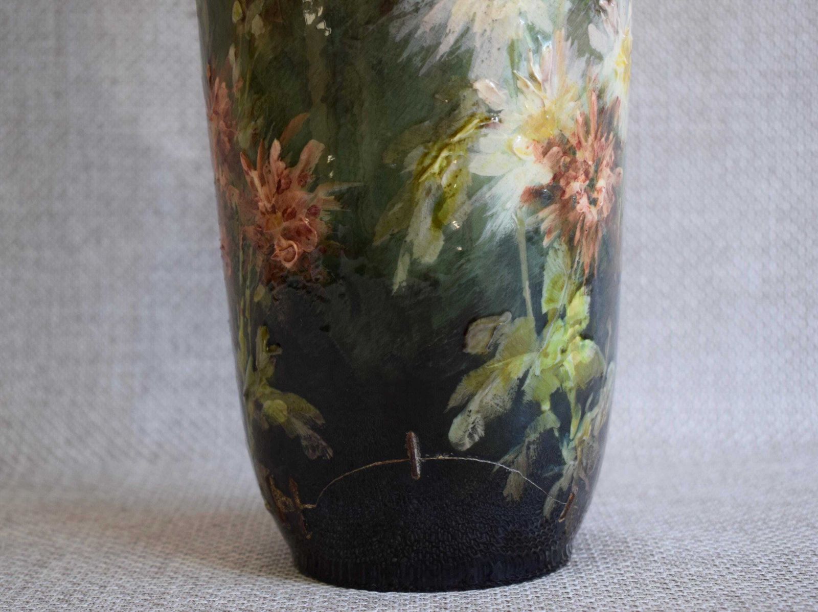 Impressionist Montigny Sur Loing Vase, Georges Delvaux photo buy