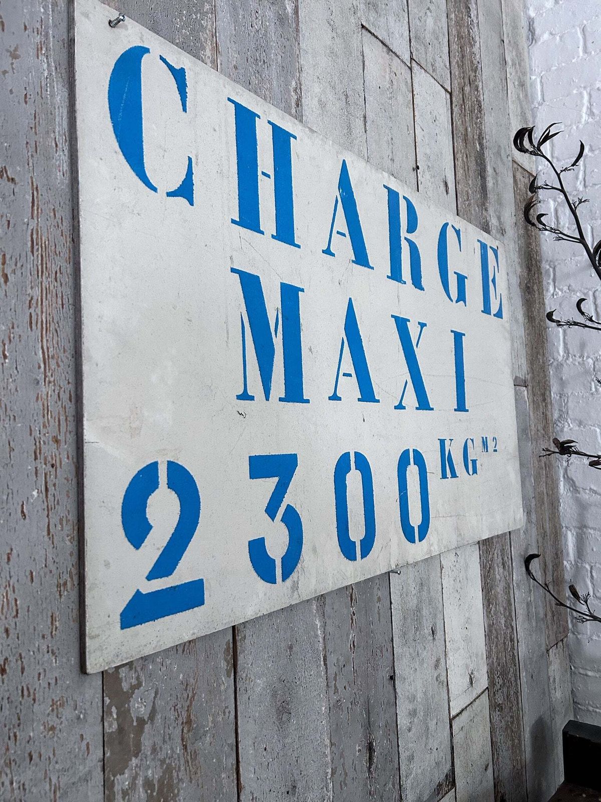 Vintage French Reclaimed Hand Painted Signage photo furniture