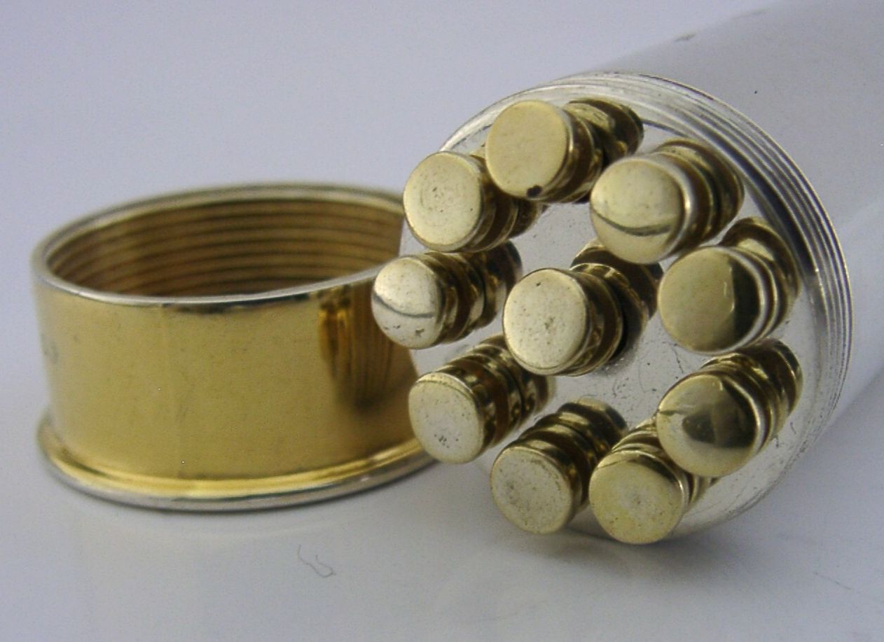 Rare Sterling Silver Cartridge Butt Marker 1988 Shooting Hunting 102g Hancocks photo furniture