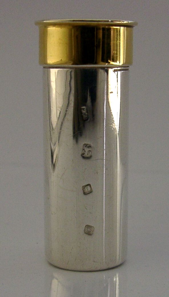 Rare Sterling Silver Cartridge Butt Marker 1988 Shooting Hunting 102g Hancocks photo for sale