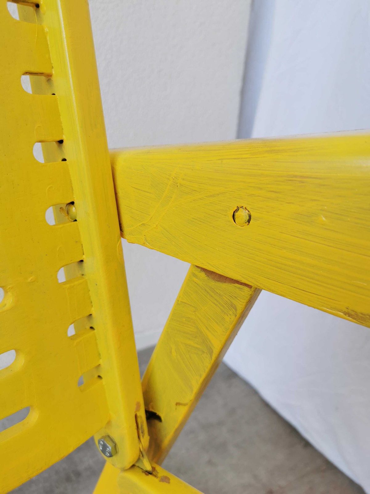 Vintage Yellow Folding Rex Armchair By Niko Kralj For Stol Kamnik / 1970s Yugoslavia / Mid Century Modern Deign Chair photo vintage