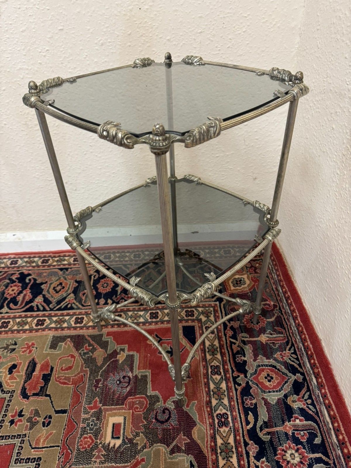 Fabulous Quality French Metal Accent Table Circa 1930