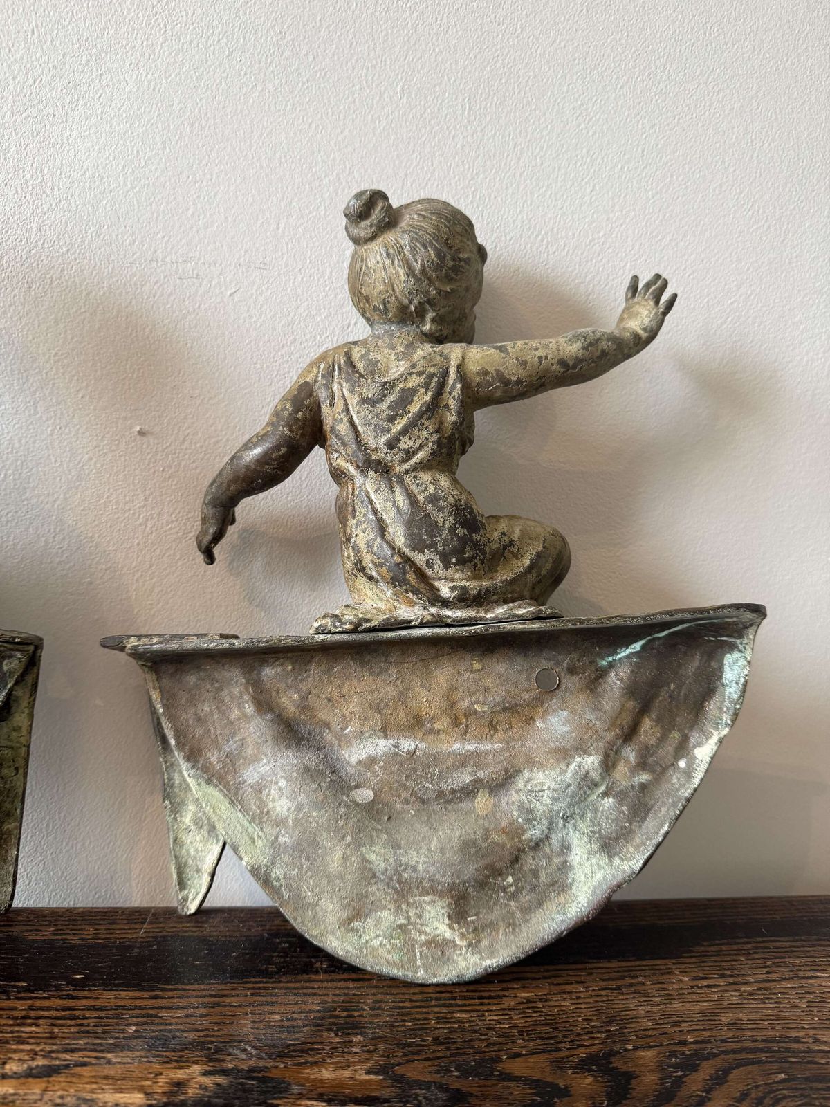 photo vinterior Pair Of 19th Century Patinated Putti