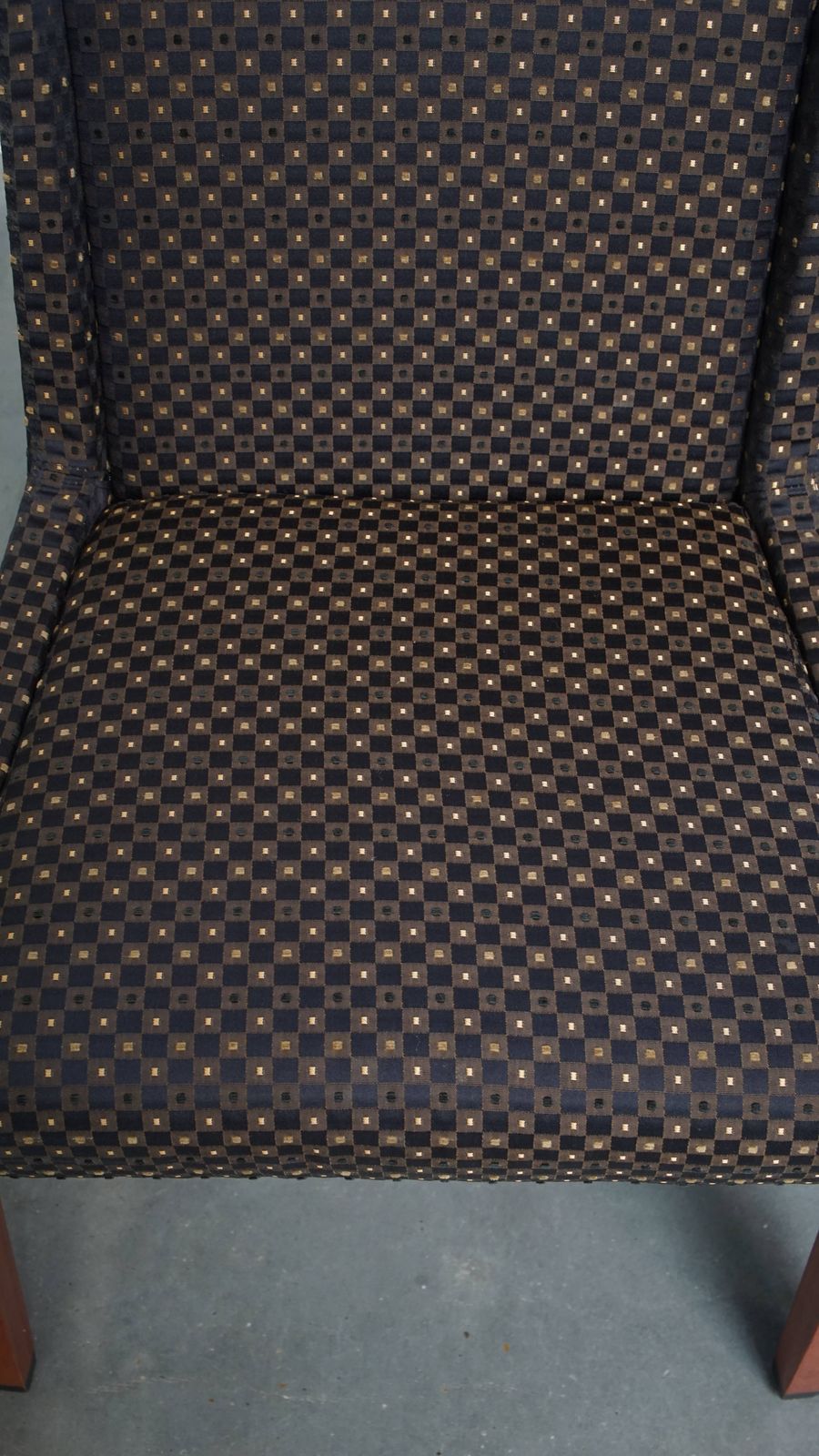 Set Van 4 Bijzondere Art Deco Eetkamerstoelen photo vintage