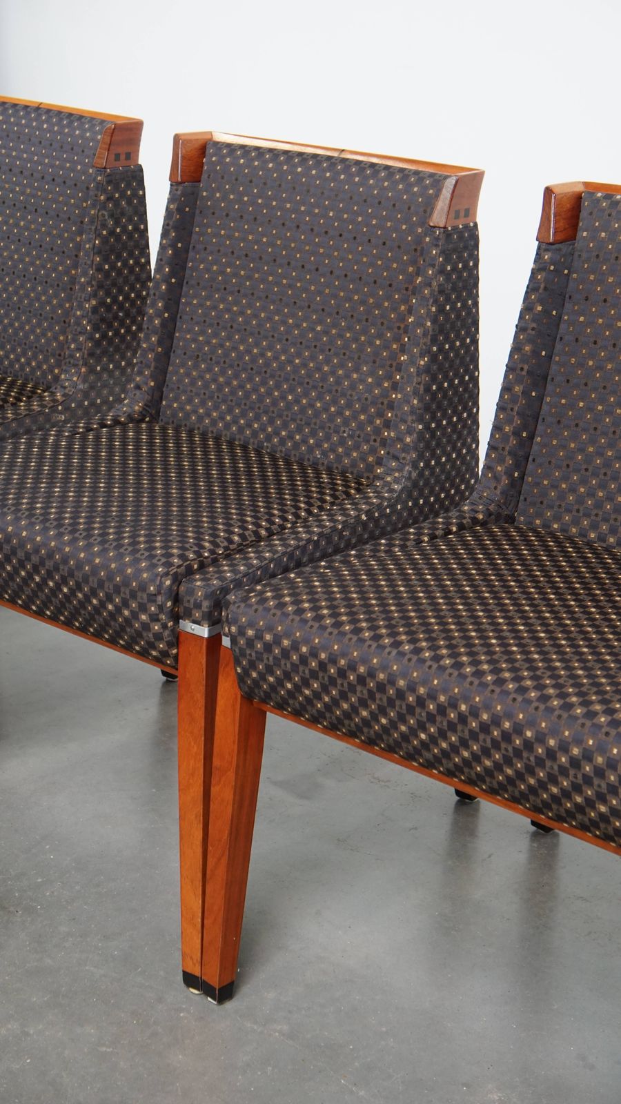 photo for sale Set Van 4 Bijzondere Art Deco Eetkamerstoelen