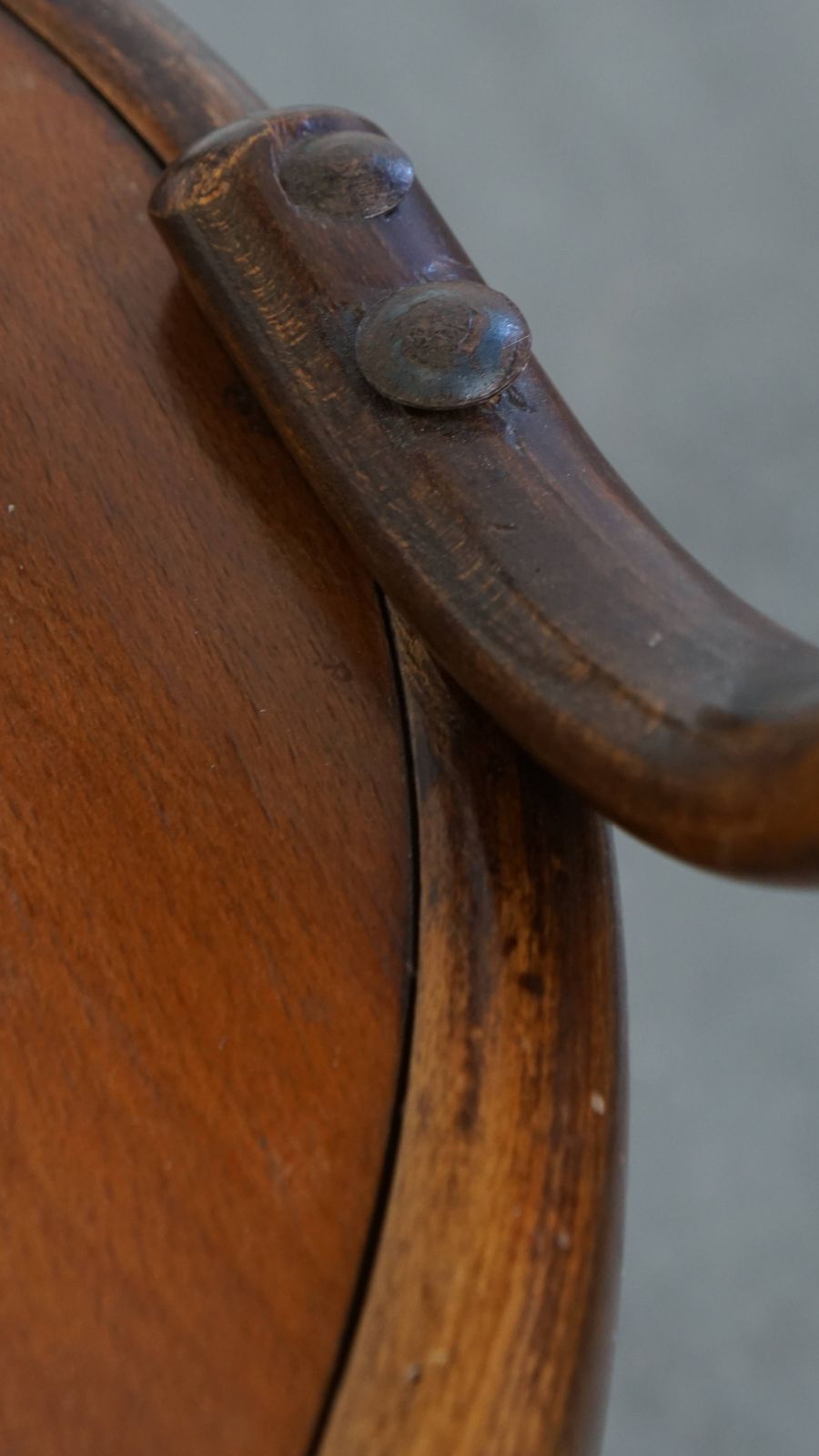 photo vinterior Beautiful Antique Wooden Design Chair By Mundus For Thonet With Armrests With Beautiful Carvings