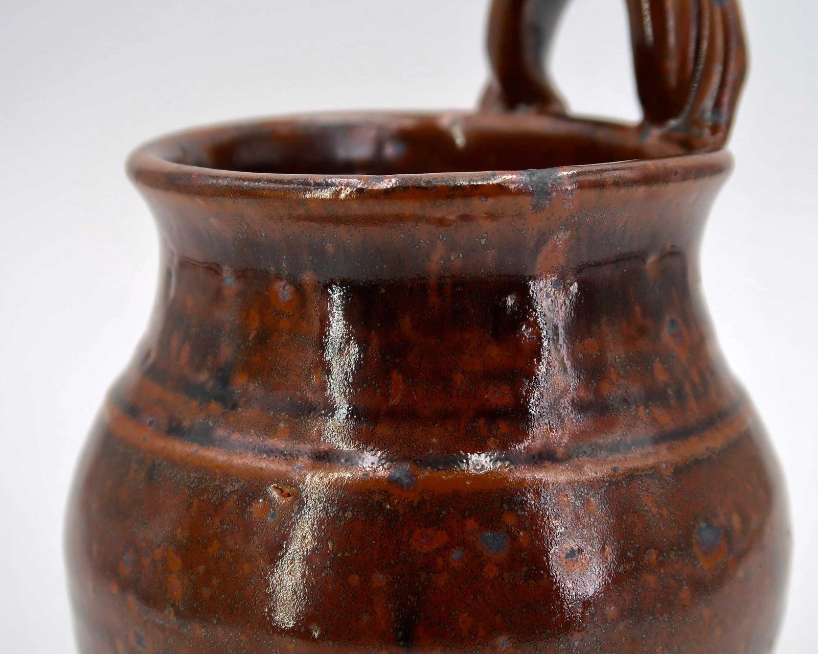 French Stoneware Ceramic Wall Vase By Guy Baudat, 1970s / Wabi Sabi, Home Decor photo for sale