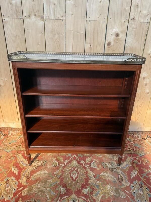 Bibus En Acajou Et Marbre De Carrare De Style Louis XVI photo furniture