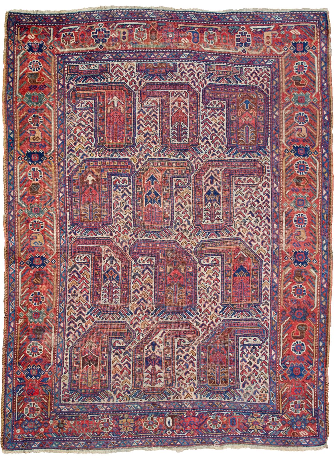 Antique Khamseh Rug 178x134cm, 1900s
