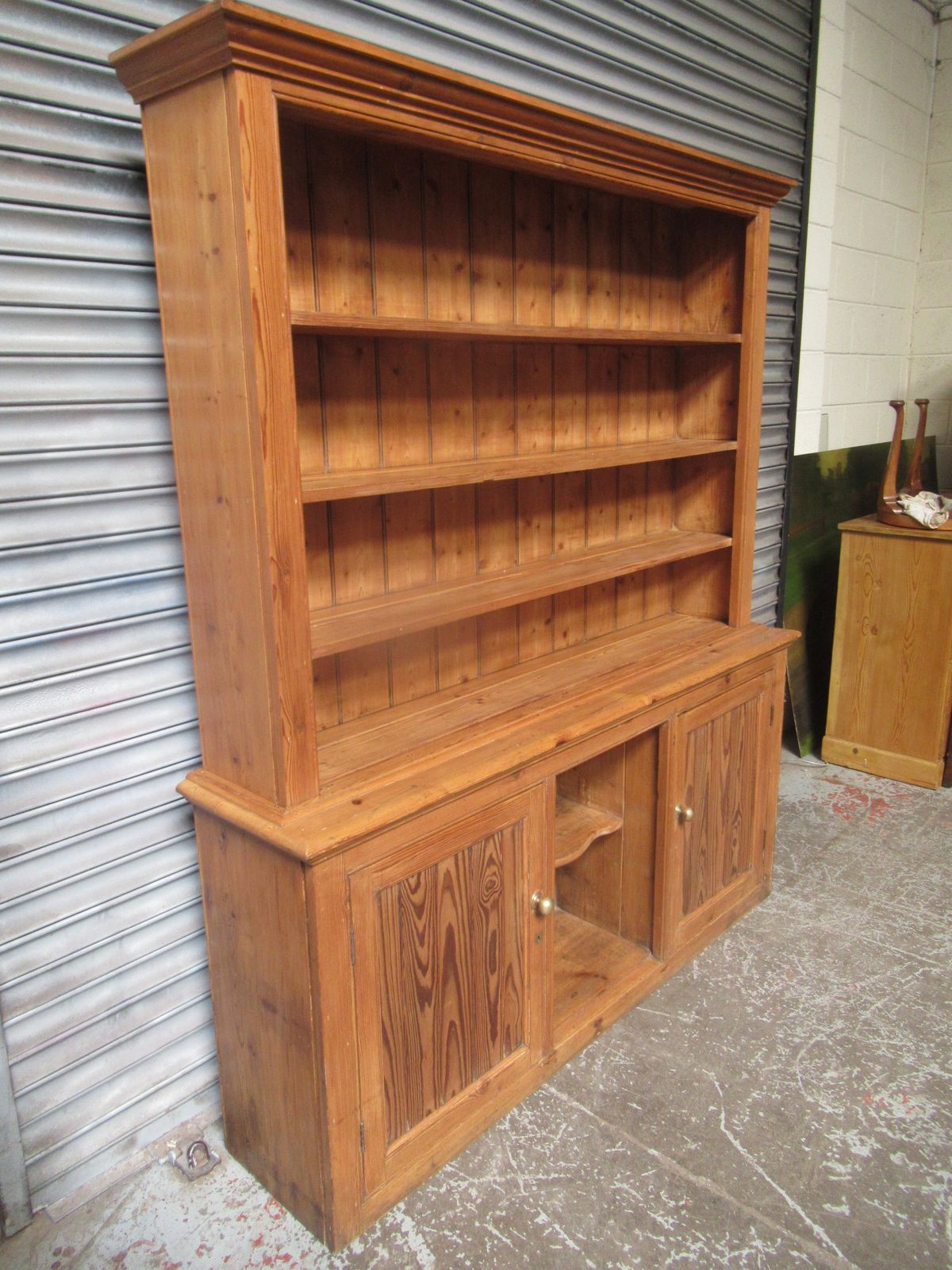 Victorian   Pitch Pine   Dresser,  1880s photo for sale
