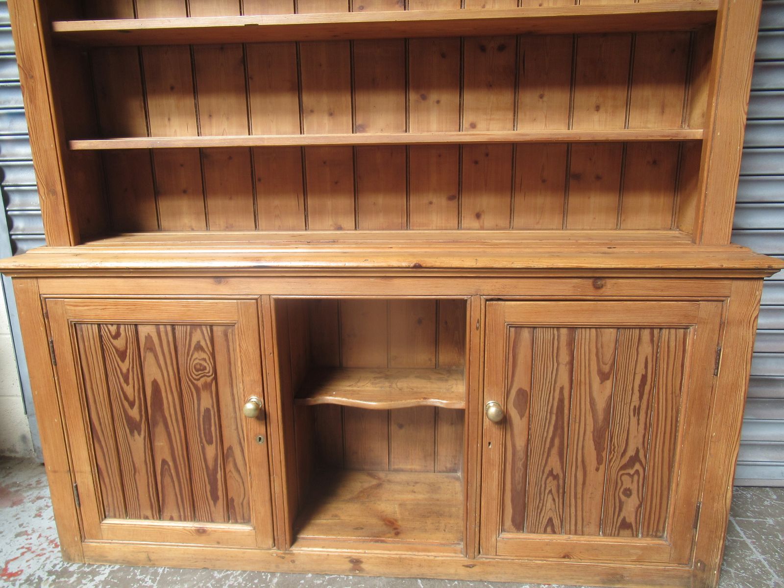 Victorian   Pitch Pine   Dresser,  1880s photo vintage