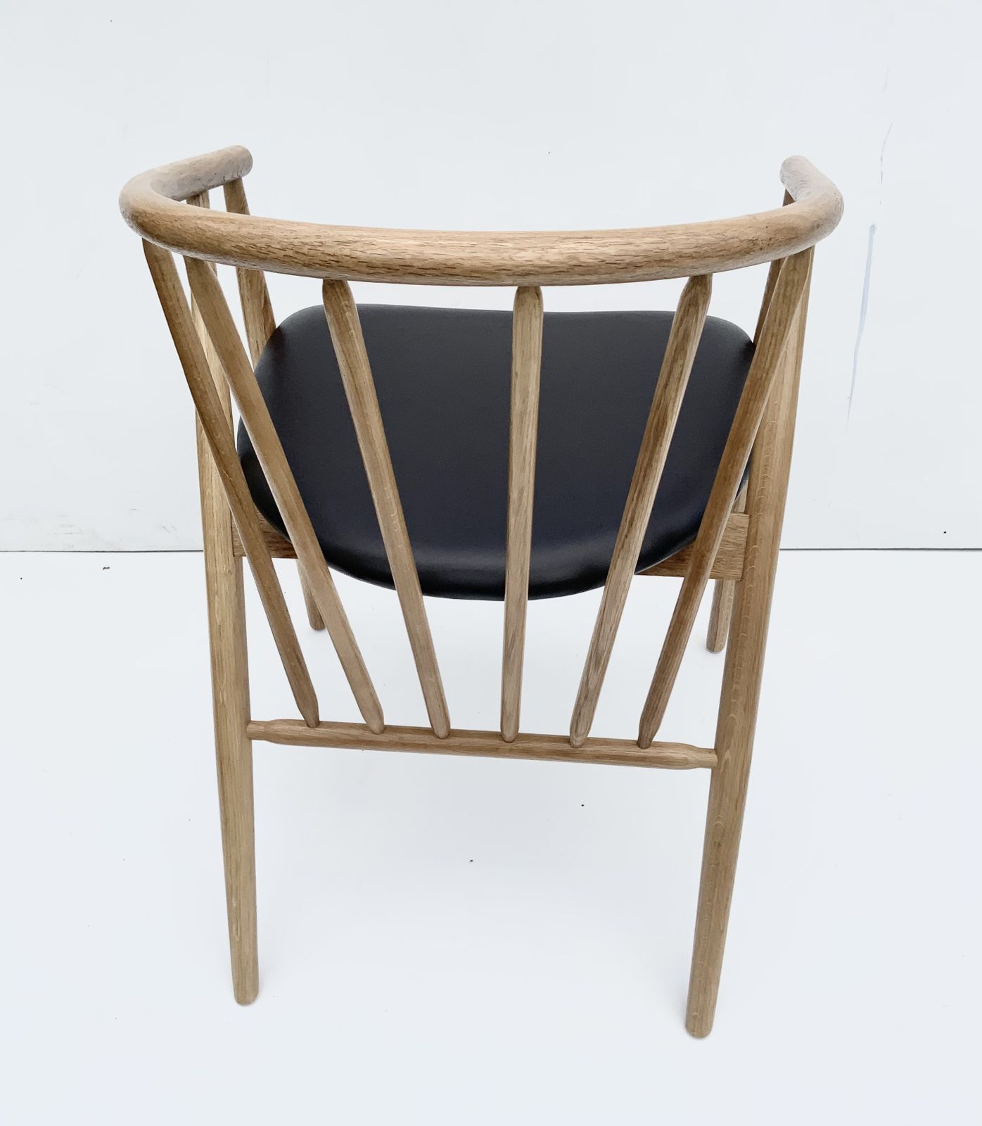 Danish Design Armchair In Oak And Leather photo vinterior