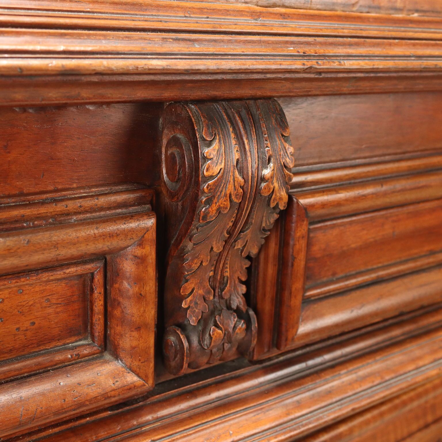 Antique Cupboard Walnut Double Top Provence XVIII Century photo vintage