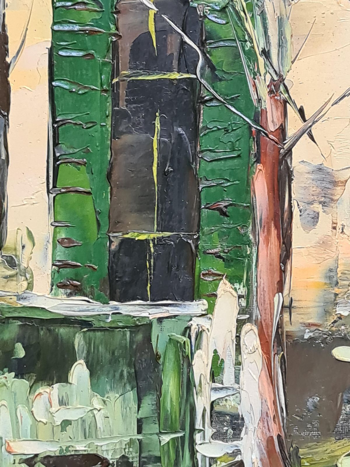 Art Paris, Montmartre In The Snow, Cabaret Au Lapin Agile After Maurice Utrillo From 1970 By Jean Mesturini photo