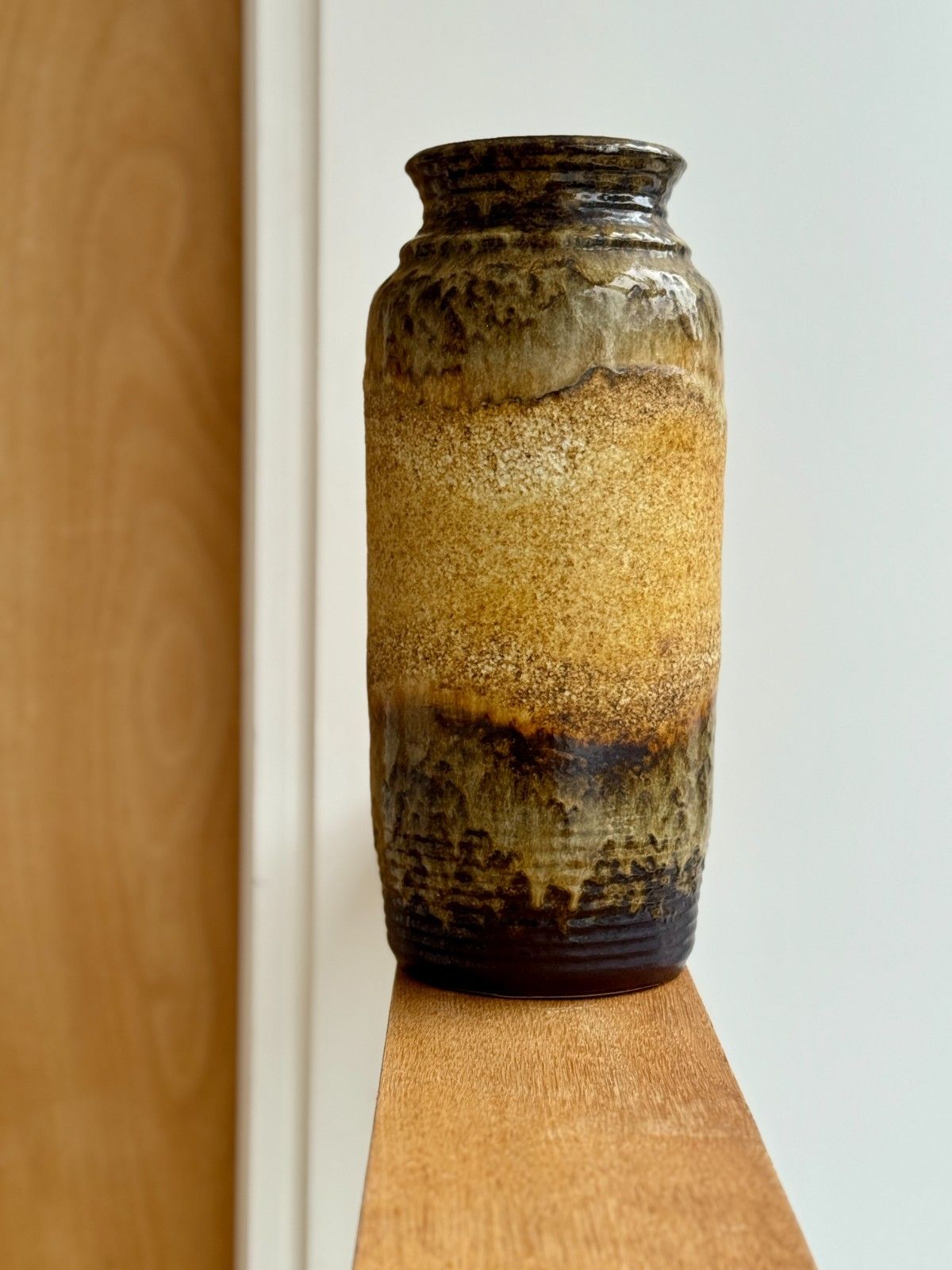 Mid Century Bay Keramik Fat Lava Floor Vase 630 40 photo 60.0