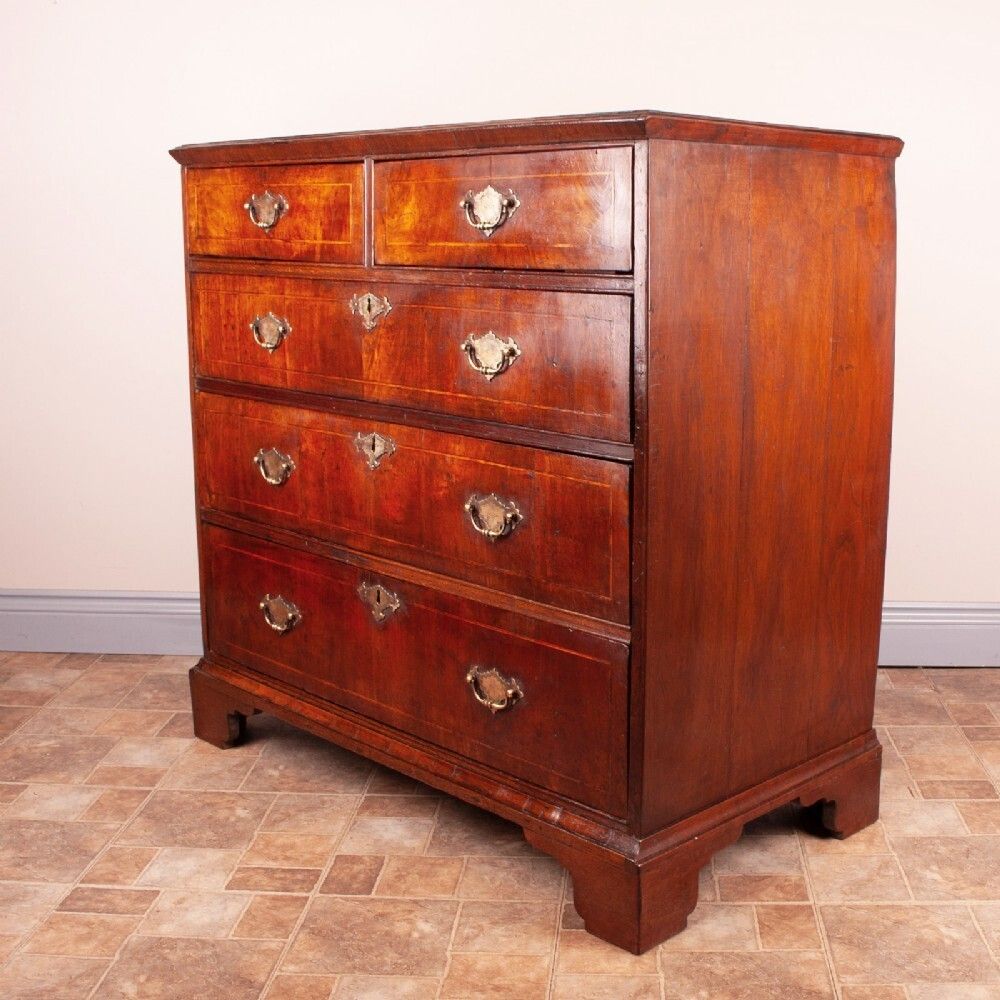 Early Georgian Walnut Chest Of Drawers photo Furniture