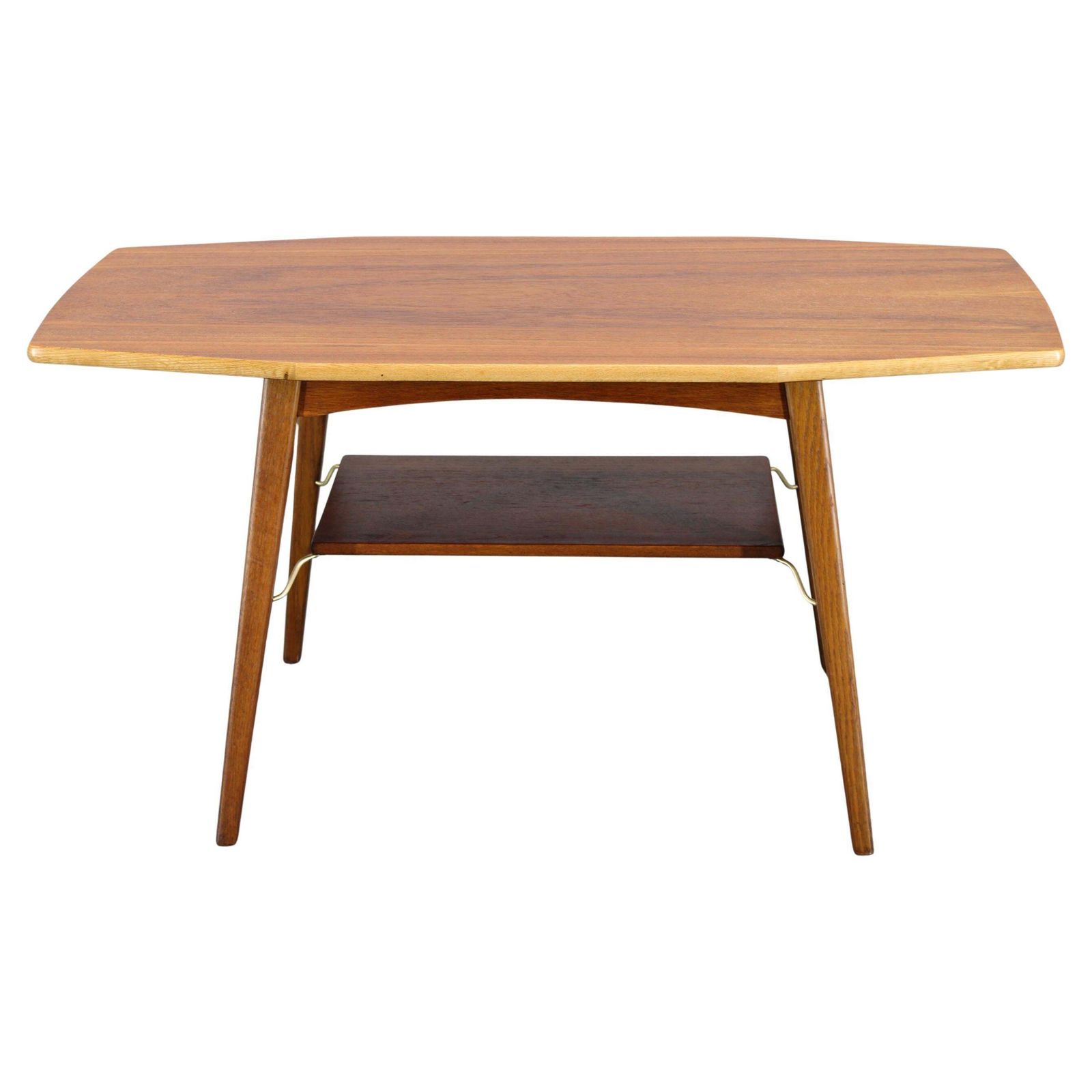 1960s Danish Teak And Oak Coffee Table