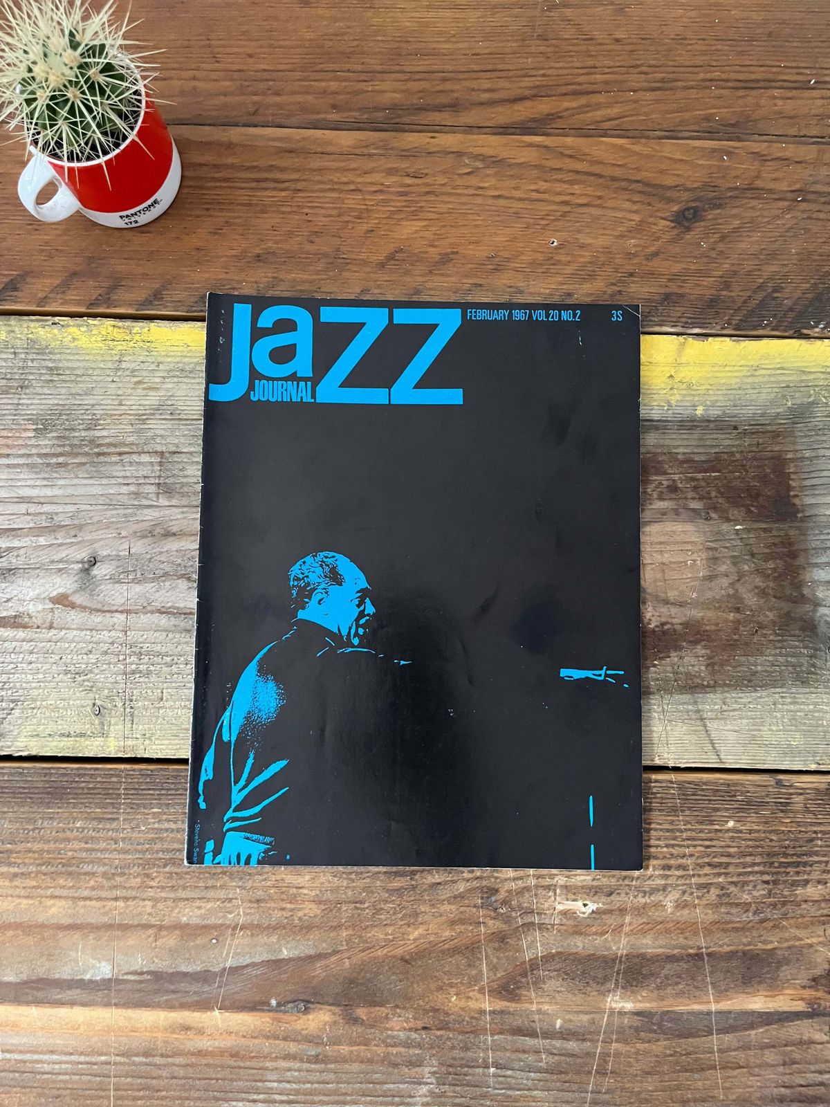 Vintage Jazz Journal Magazine Cover Artwork   1967 Duke Ellington