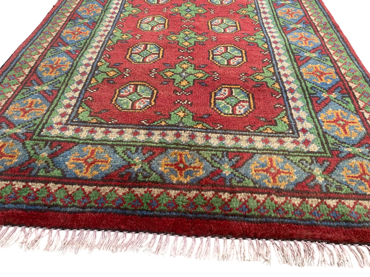10 Ft Bokhara Tribal Turkmen Hallway Runner Rug photo Textiles