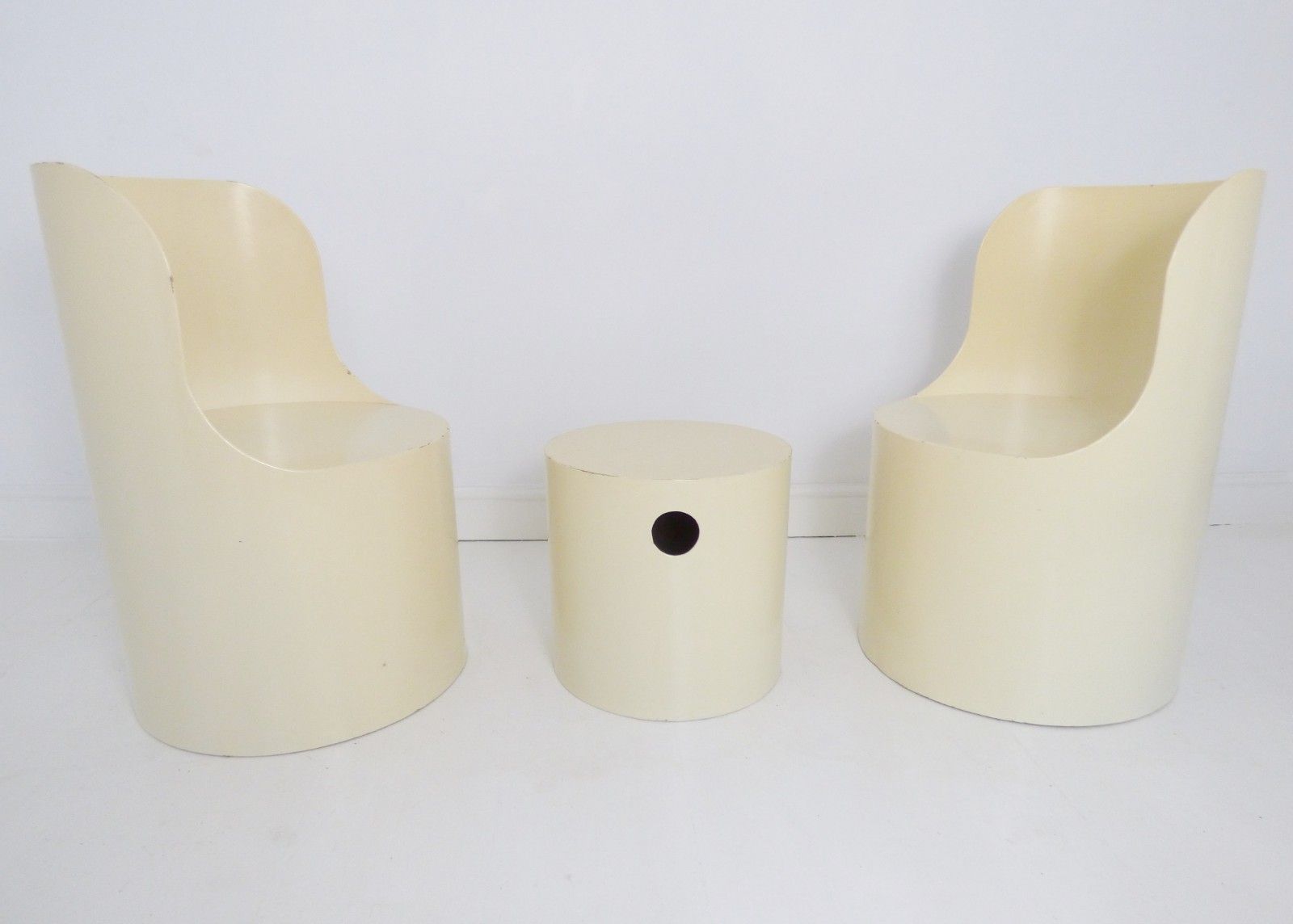 Stunning Vintage Hull Traders Bernard Holdaway Tomotom Chairs & Table 1960's photo furniture