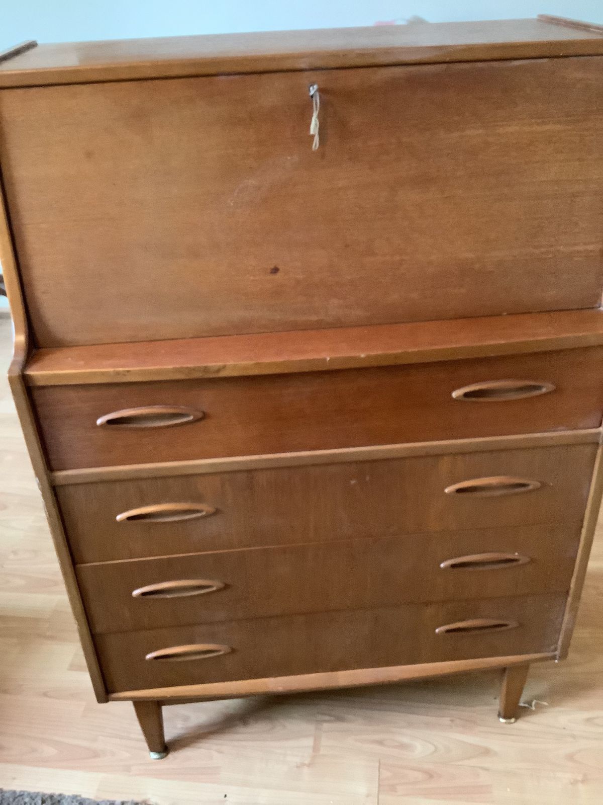 Vintage 1970s Jentique Teak Bureau photo buy