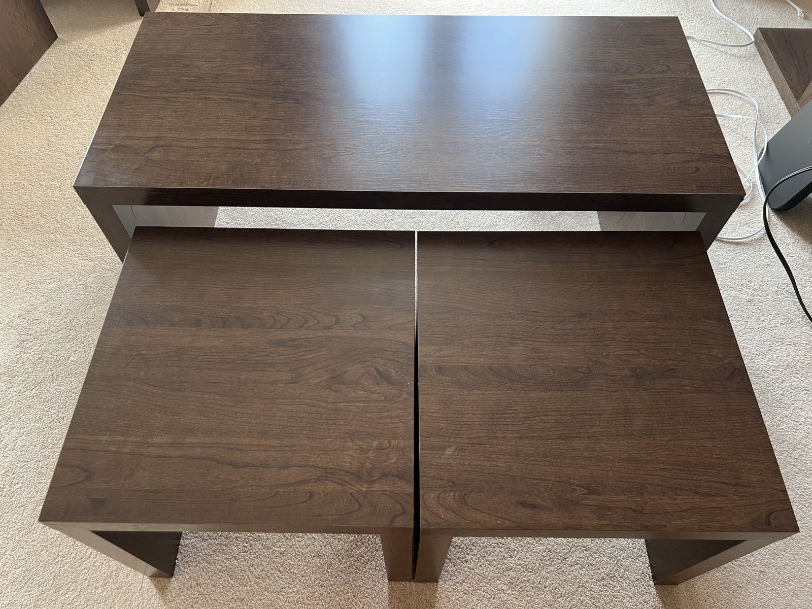 Dark Wood Light Weight Lounge Furniture