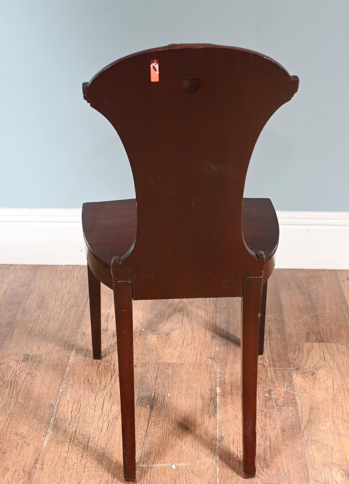 Period Regency Hall Chair Mahogany 1810 Accent photo 575.0