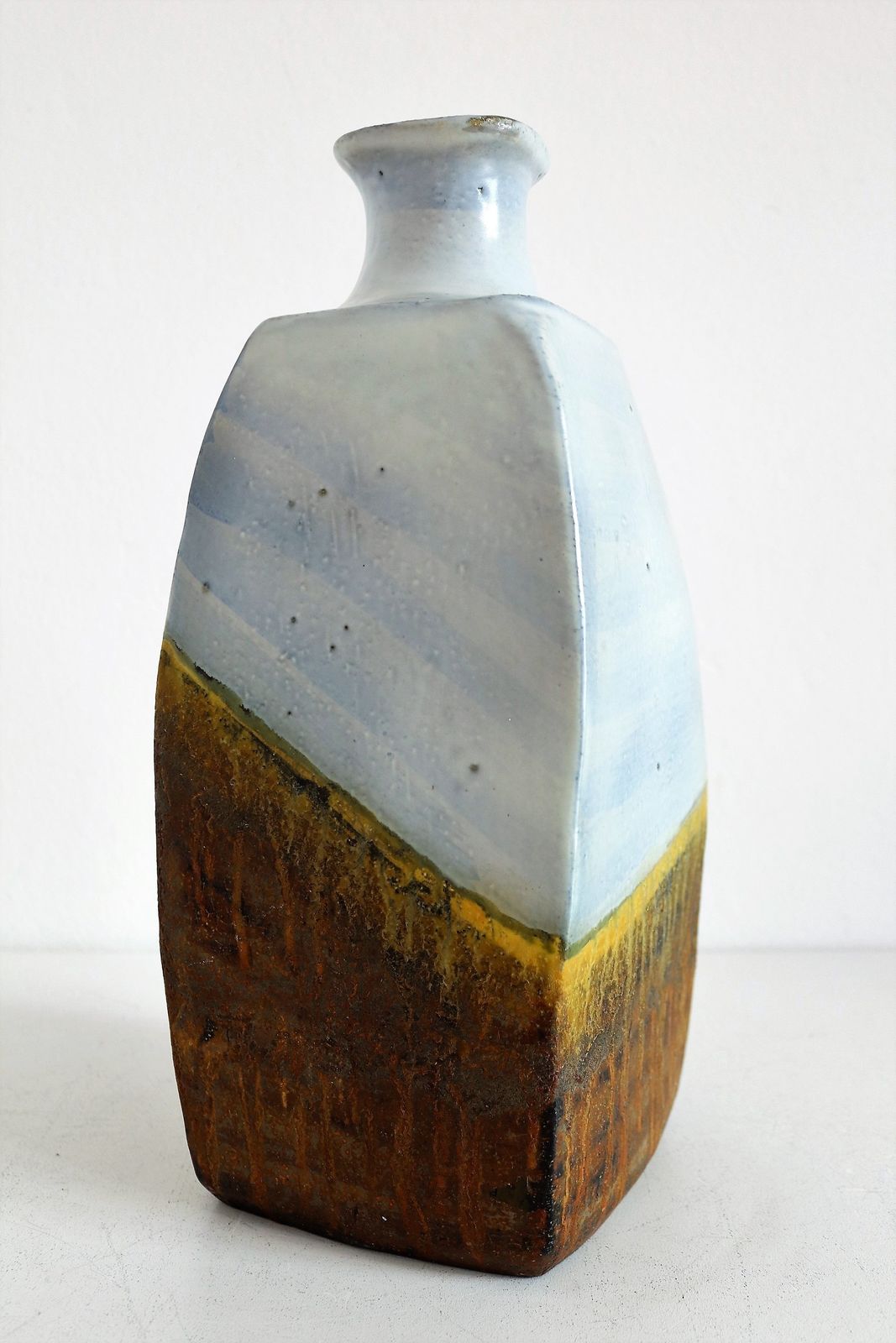 840.0 Marcello Fantoni Italian Midcentury Ceramic Vase,  1960s photo