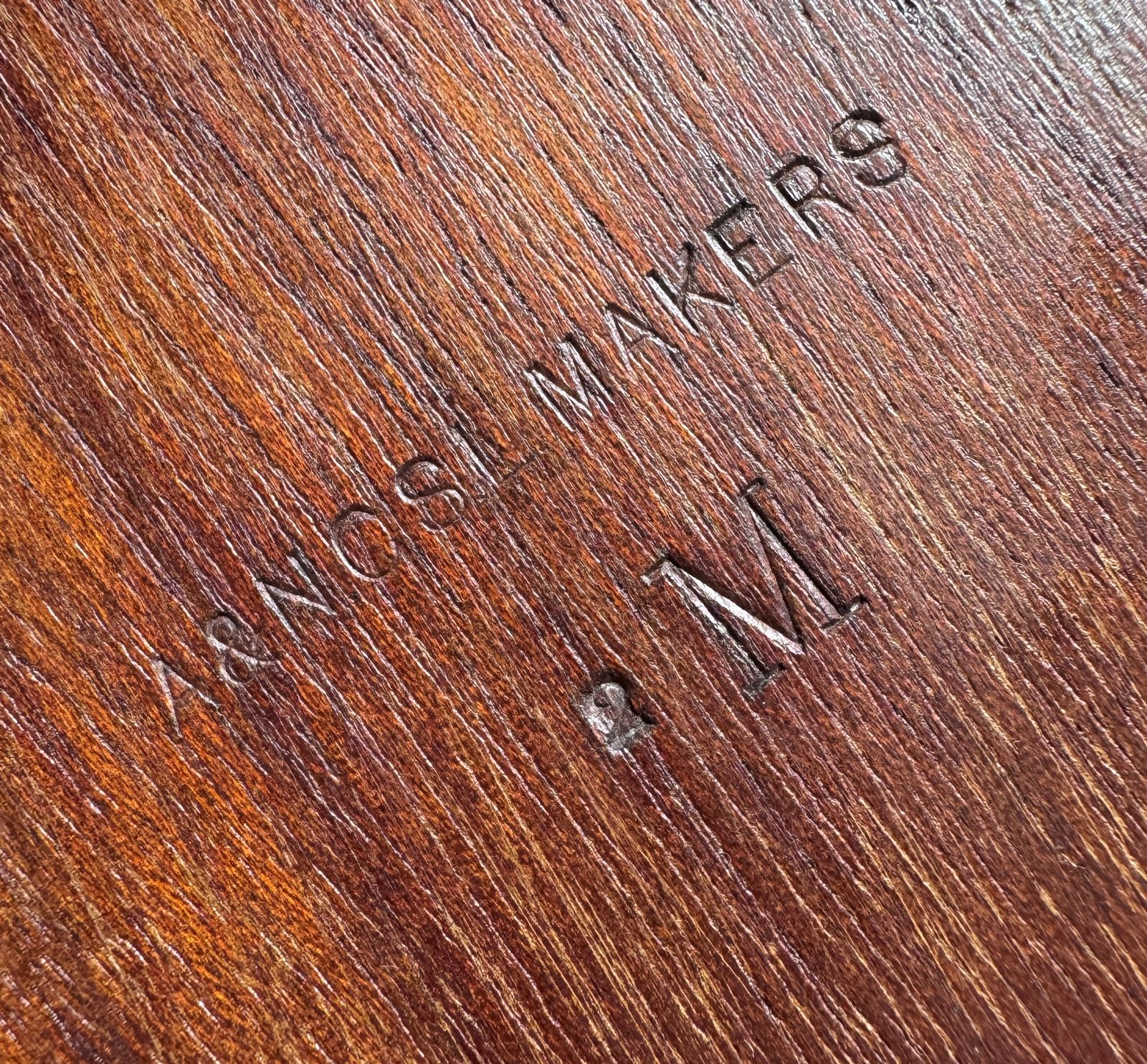 19th Century Mahogany Lazy Susan Army & Navy Campaign Furniture photo 385.0