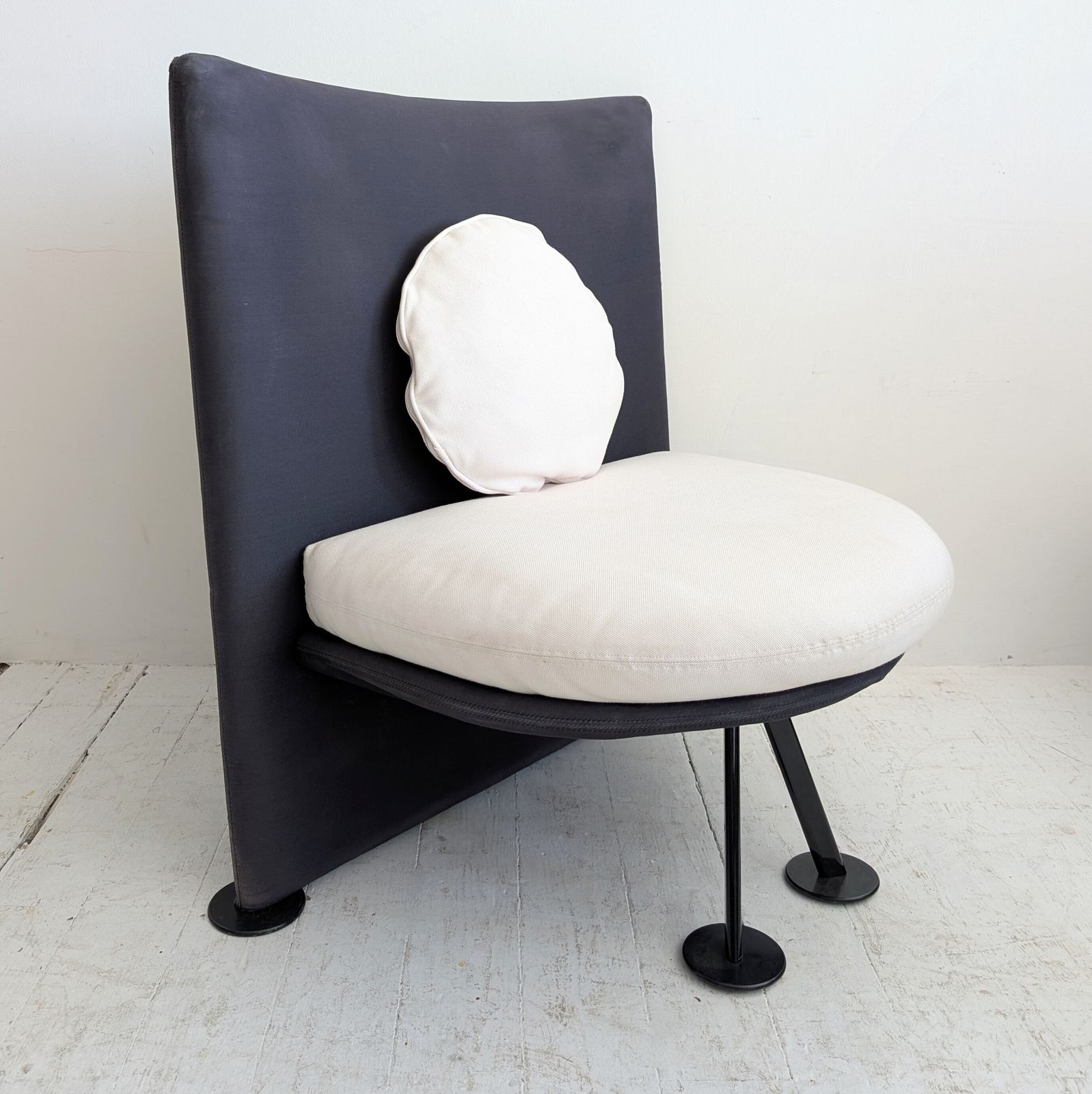 photo for sale Unusual Postmodern Lounge Chairs, Starck Miss Wirt Style, 1980s. Two Available