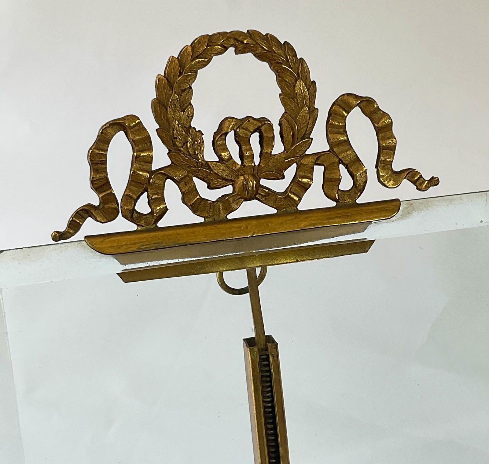 Antique French Gilt Metal And Crystal Glass Photo' Frame, C1890. photo Home Decor