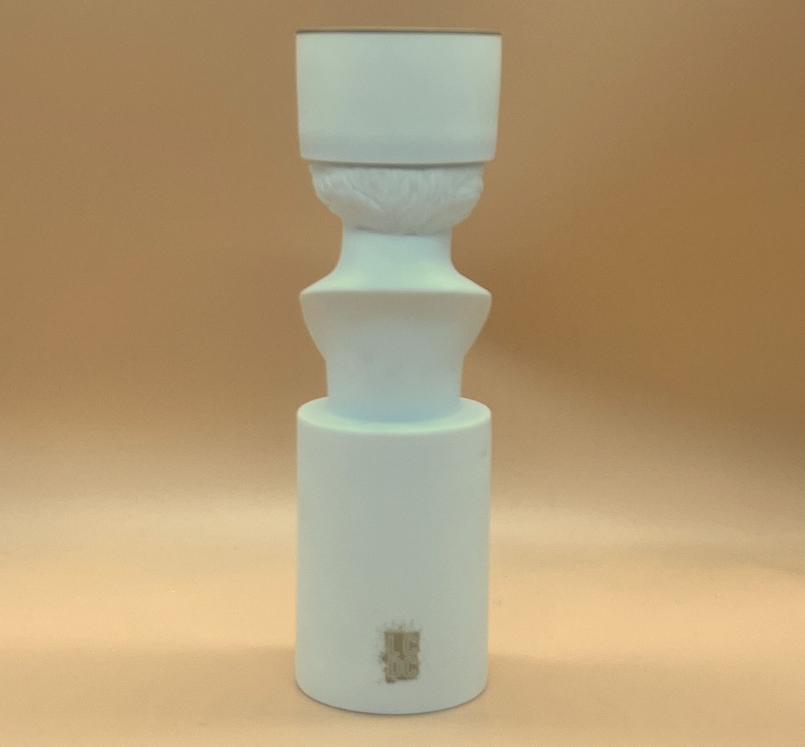 photo for sale Ginori 1735 Porcelain 11 Letterato Pure White Candle Holder By Luca Nichetto.
