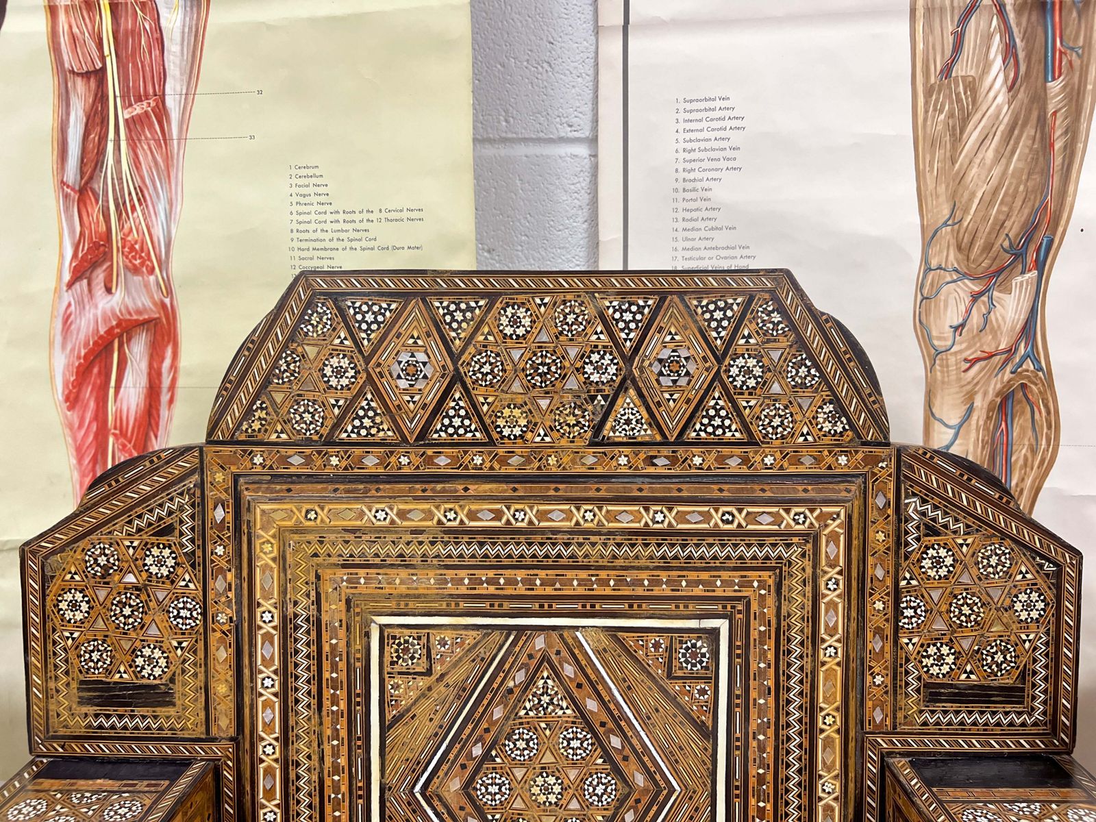 19th Century Moroccan Inlaid Club Chair photo buy