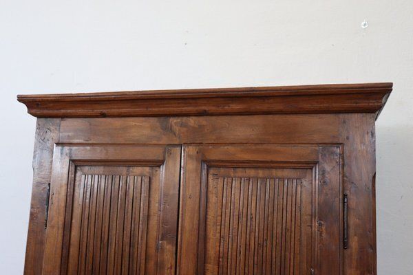 3836.0 Antique Wardrobe In Poplar Wood, 1800s photo