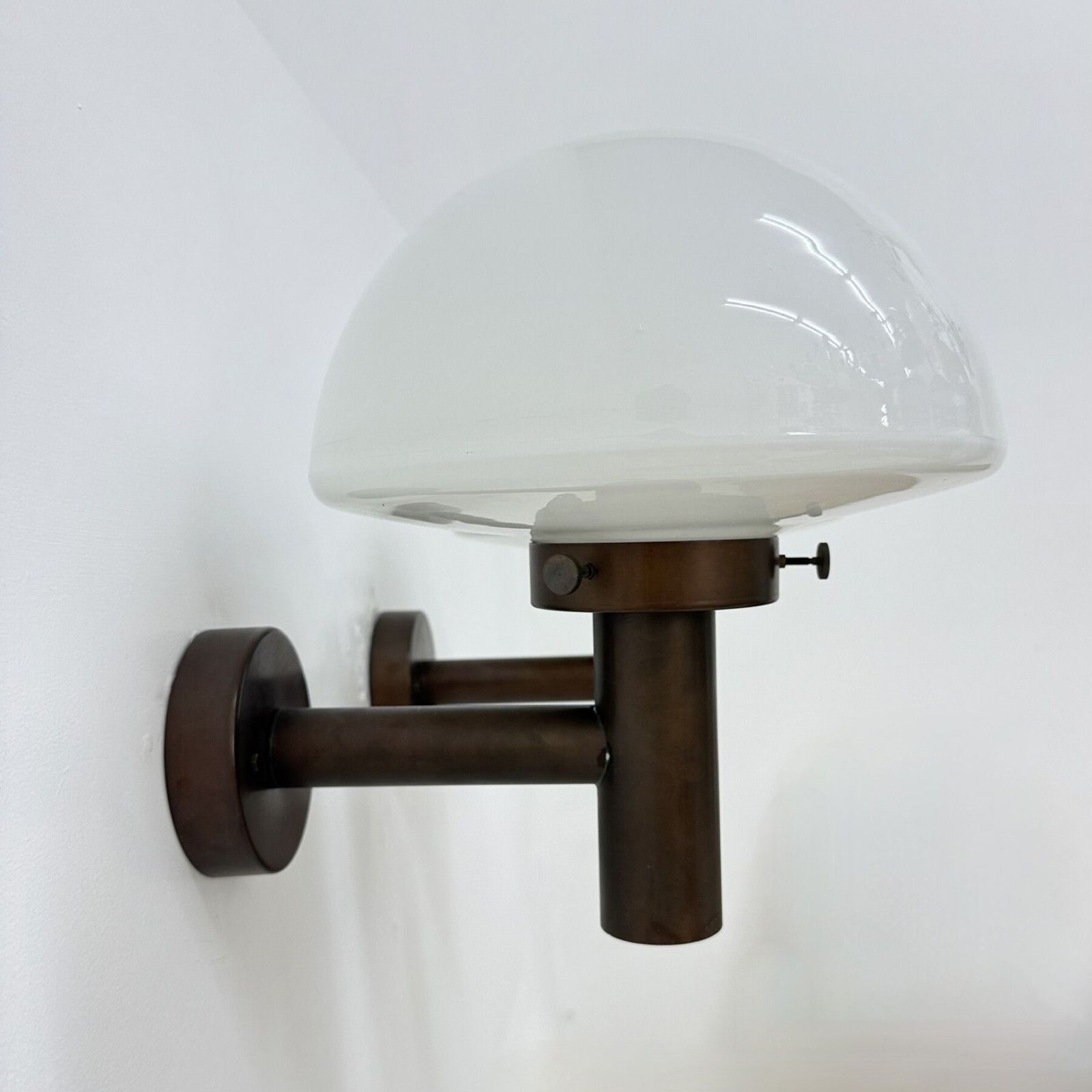 Set Of 2 Globe Glass Wall Lamps Sconces By Lisa Pape Sweden , 1970s photo vinterior