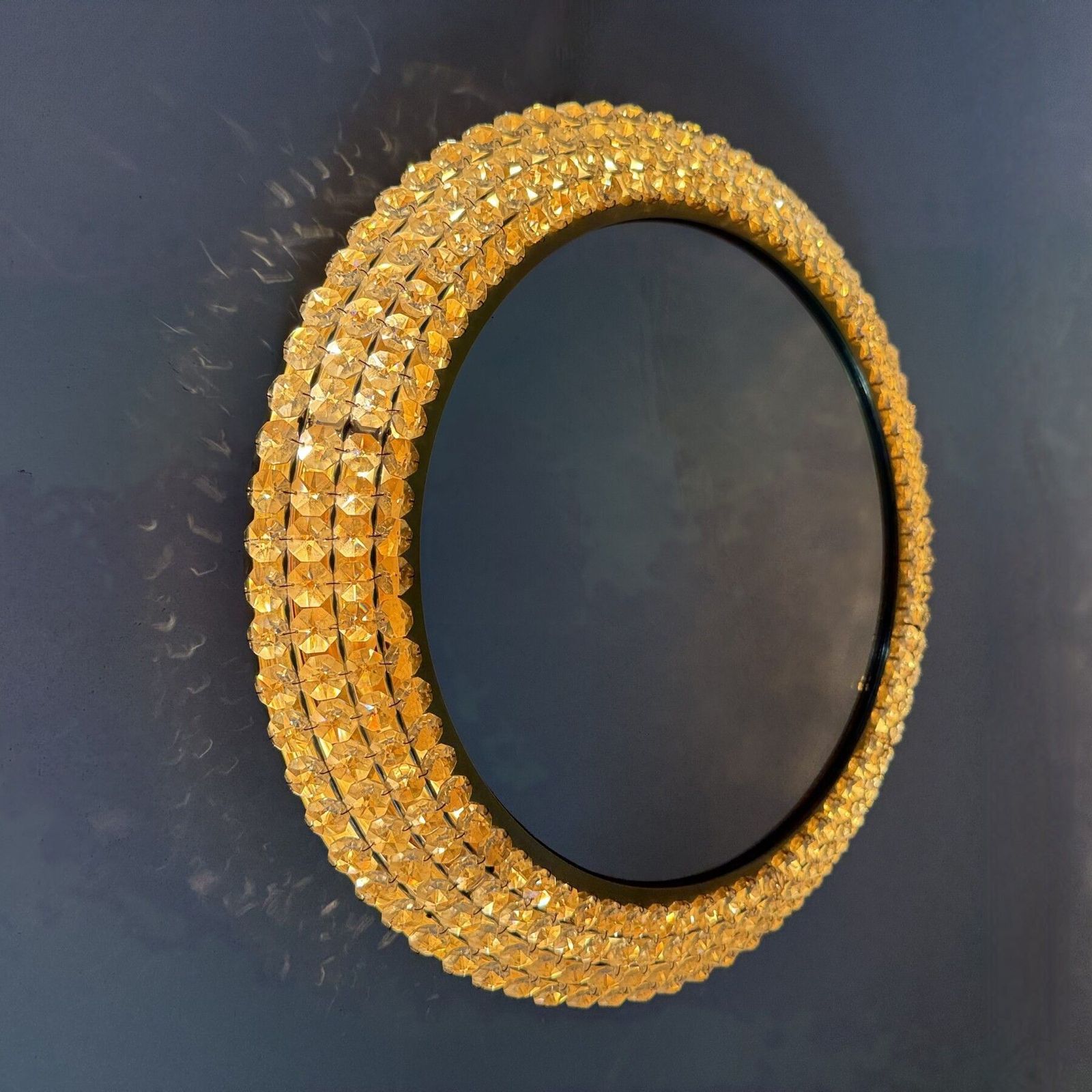 Palwa Illuminated Mirror , 1970s photo vintage
