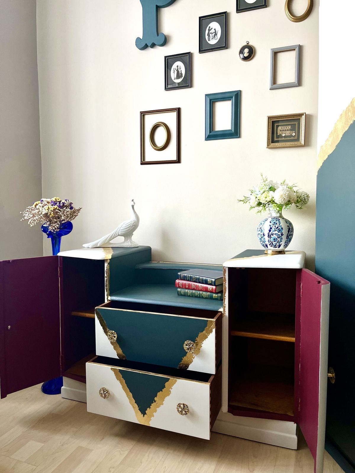 Unique Art Deco Dresser, Chest Of Drawers photo furniture