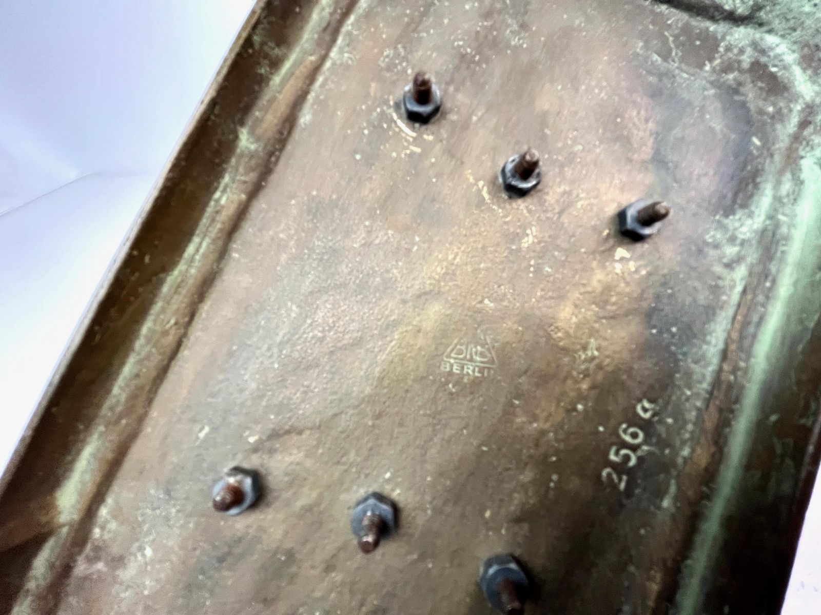 photo furniture Rare Antique Art Nouveau Bronze Cast Letter Holder Organizer Berlin Hallmarked
