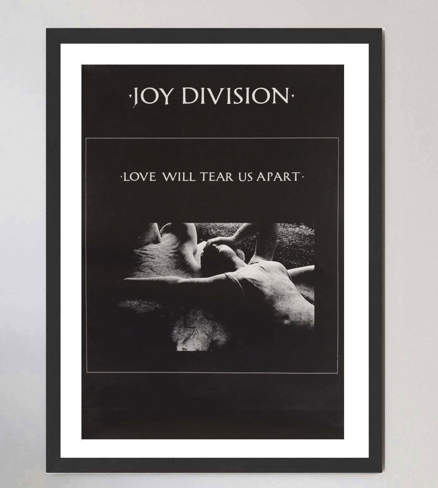 Joy Division   Love Will Tear Us Apart Original Vintage Poster photo furniture