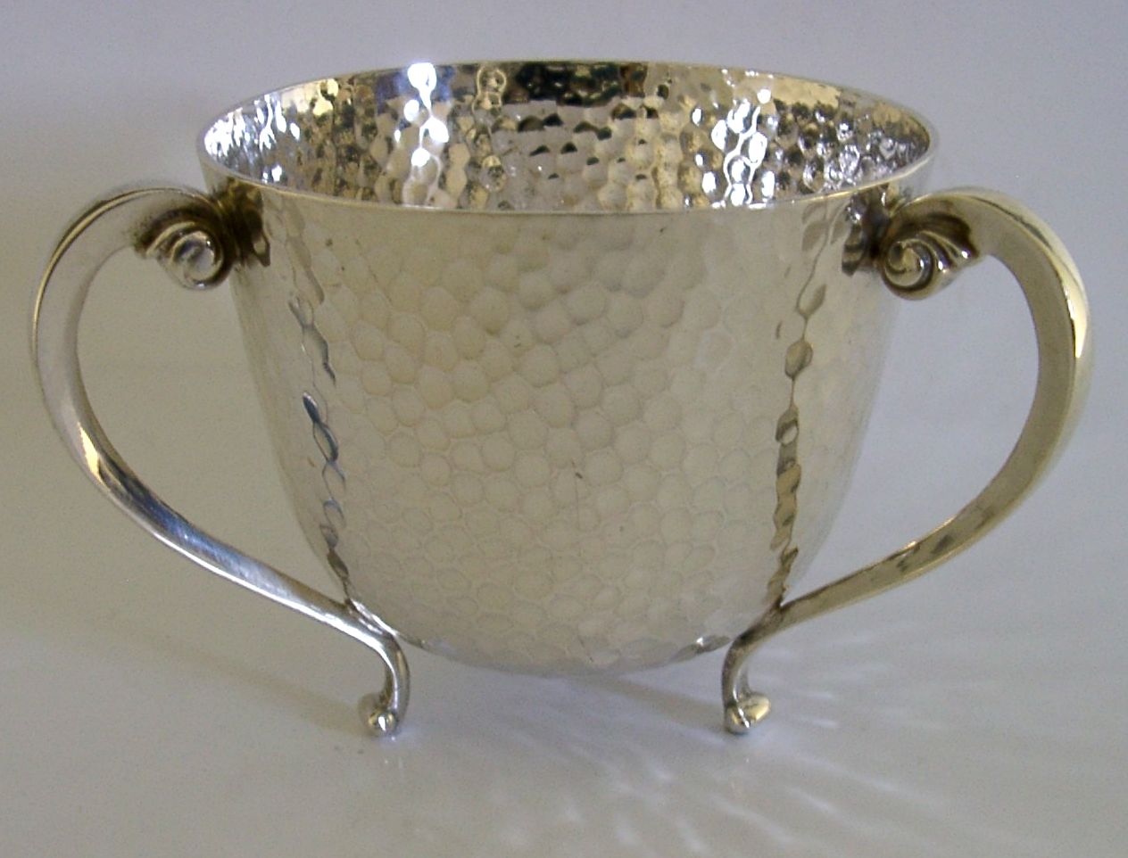 Stunning Stering Silver Tyg Cup Arts & Crafts 1905 London 188g Plannished photo 490.0
