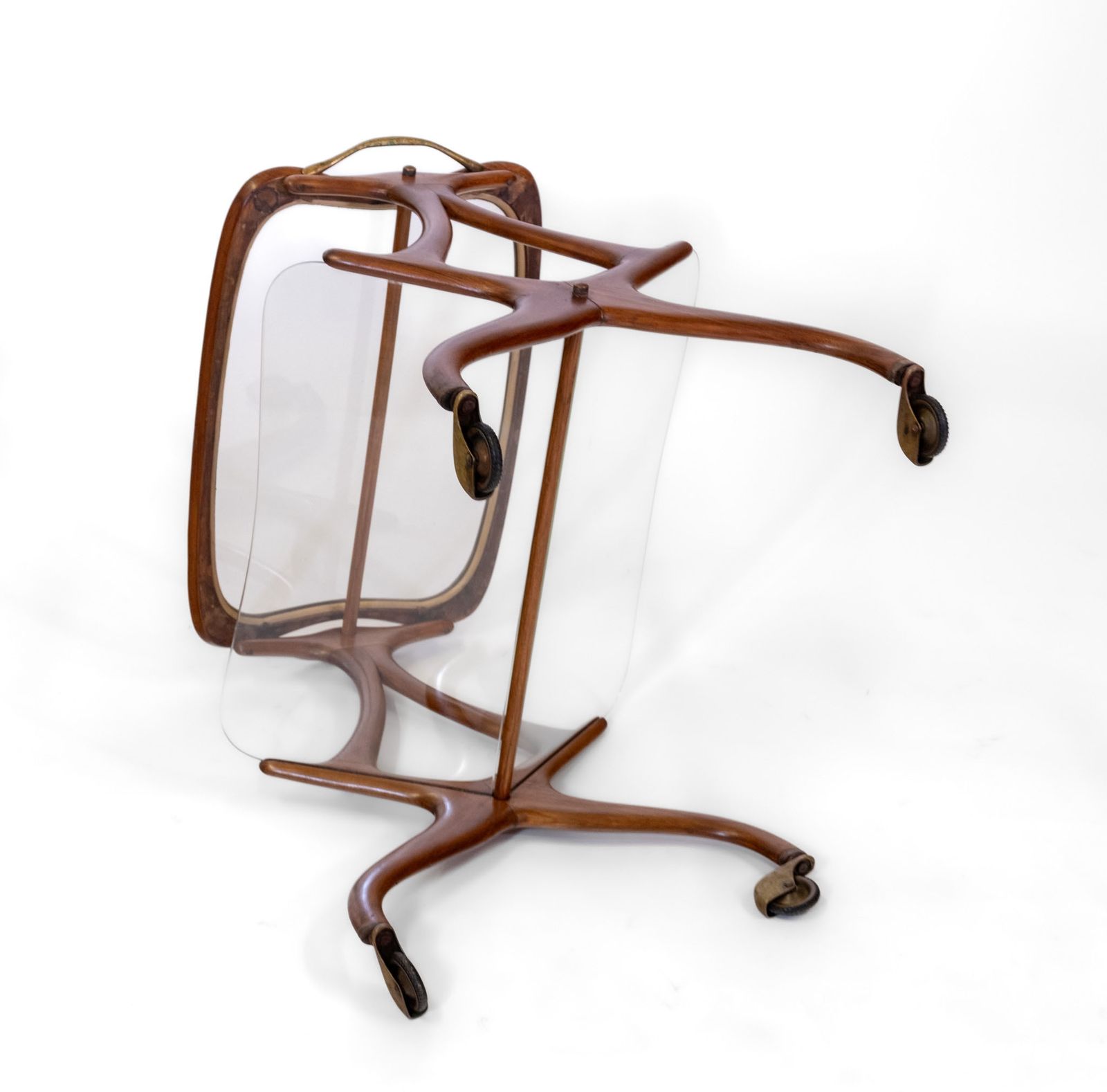 photo for sale Mid Century Italian Cesare Lacca Bar Cart Trolley
