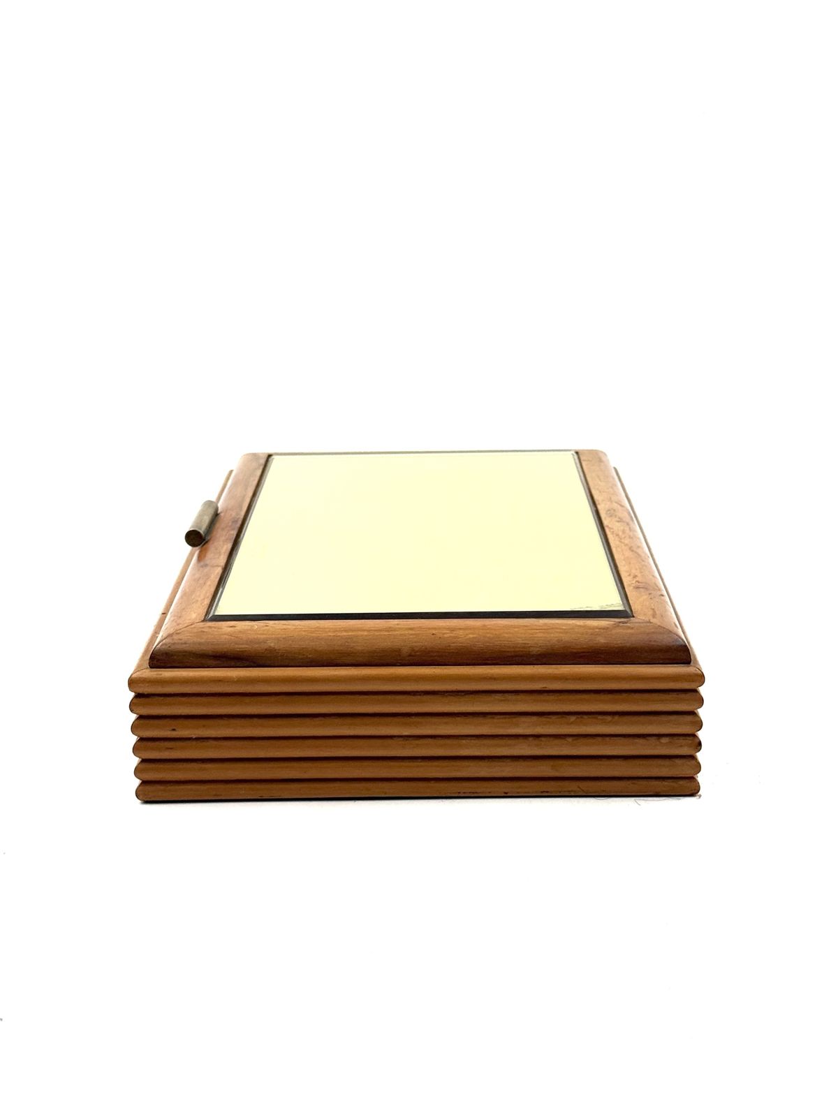 Mid Century Grissinato Wood Jewelry Box, Fontana Arte Italy 1960 photo buy