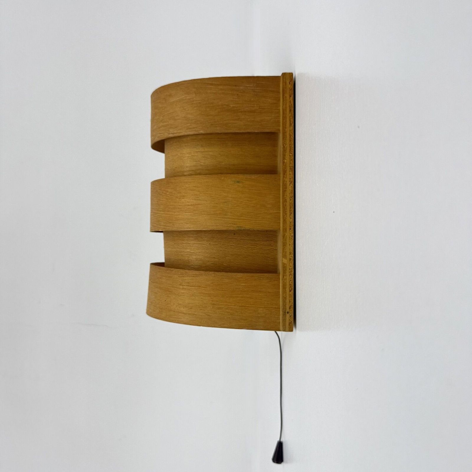 Scandinavian Modern Pine Wall Light By Hans Agne Jakobsson For Markaryd, Sweden, 1960s photo for sale