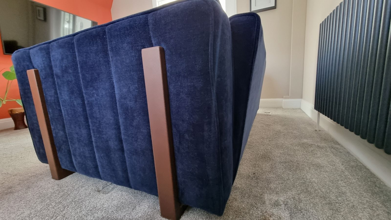 photo for sale Sofology Brantwood Navy Blue Sofa   3 Seater   Excellent Condition   Original Rrp £1699