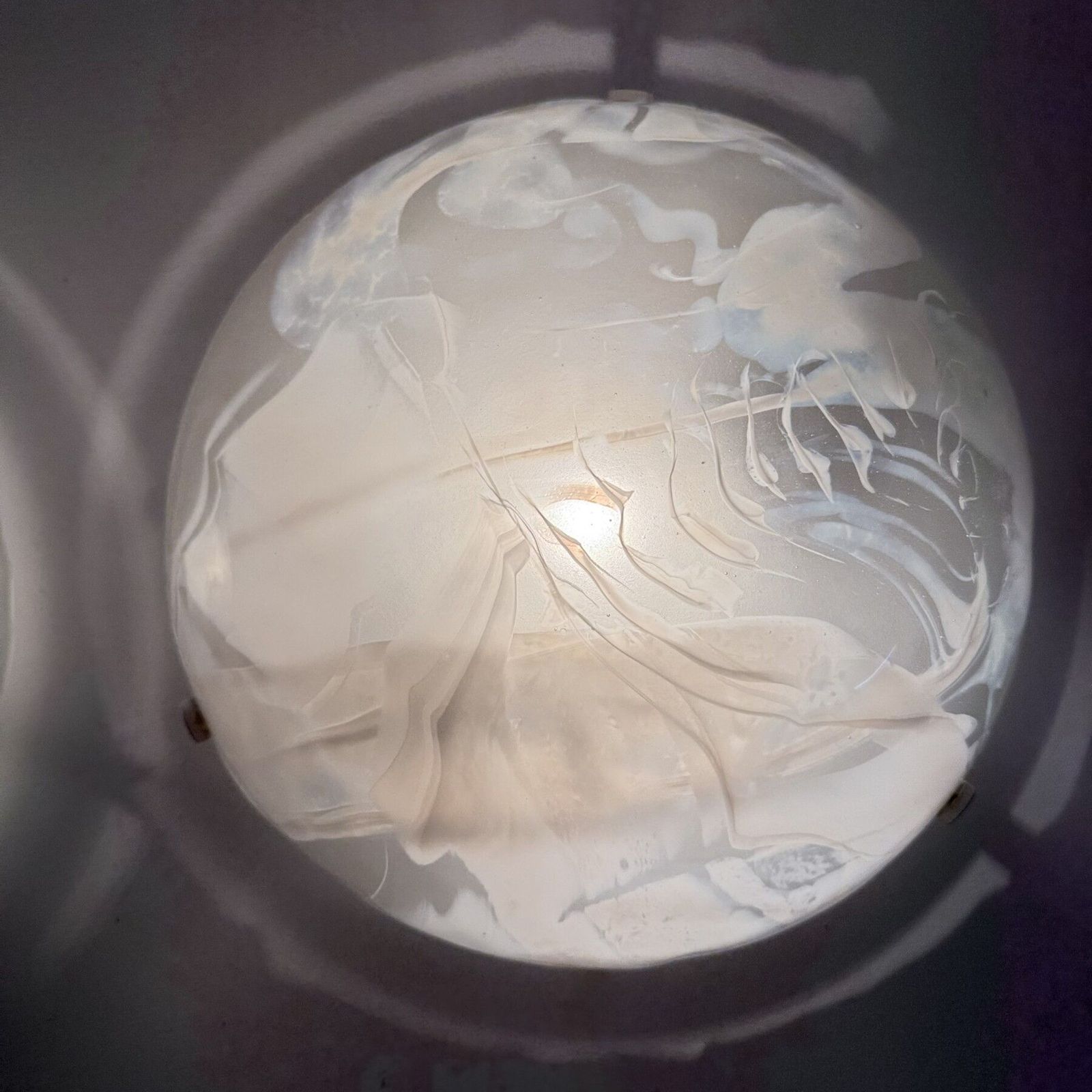 Pair Of Hillebrand Flush Mount Murano Glass , 1970s photo 1284.0
