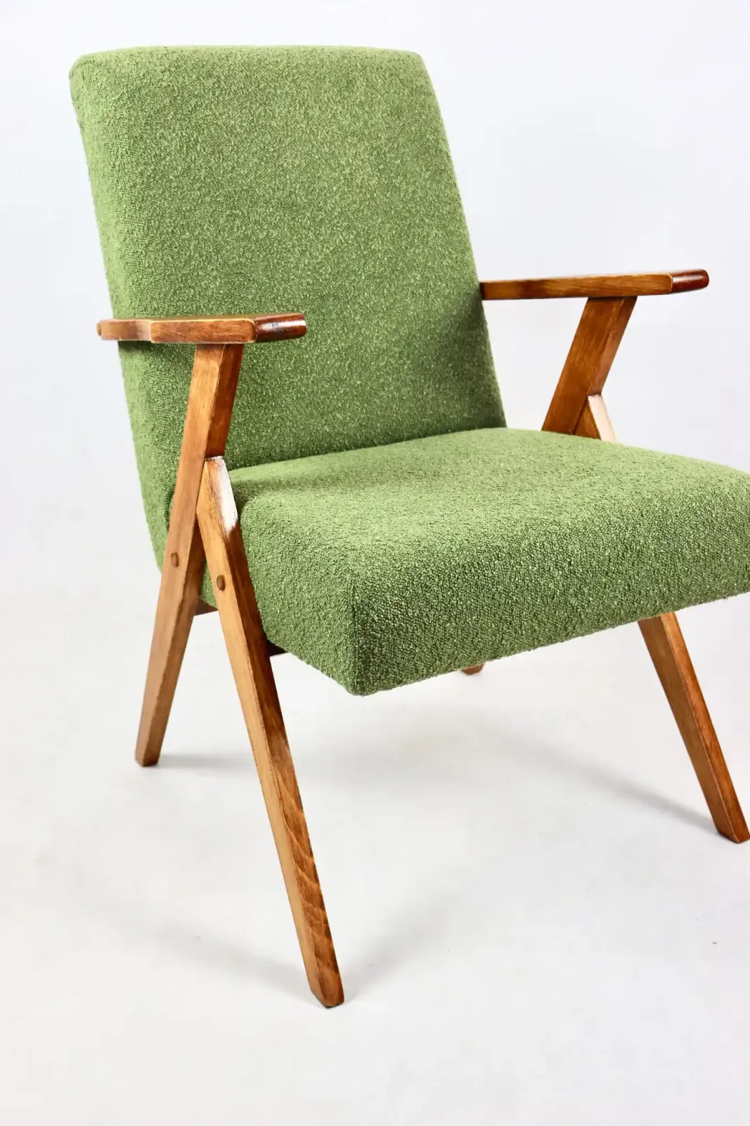 photo furniture Armchair Like Armchair Puchała Boucle Green