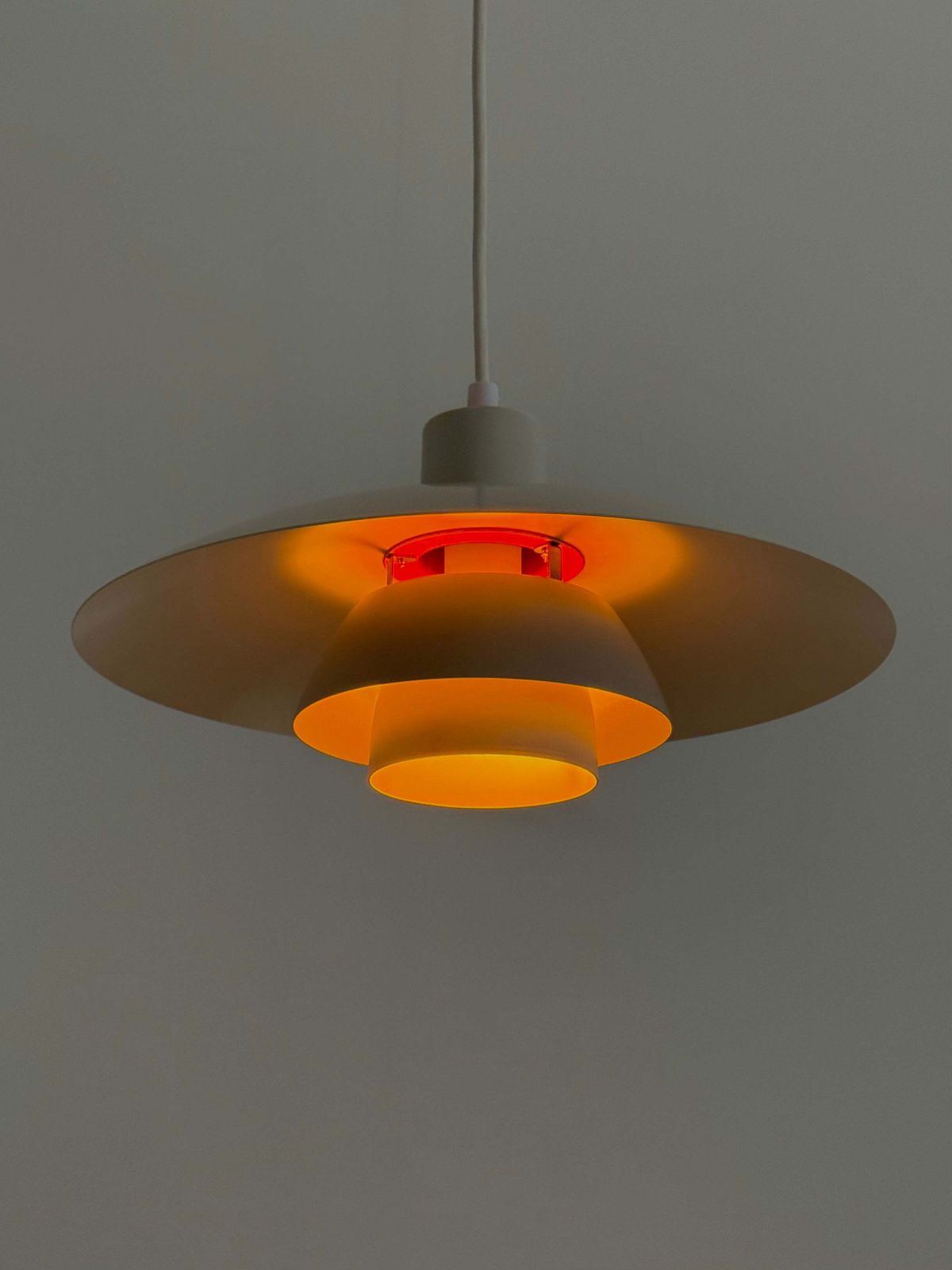 Ph5 Pendant Lamp Purple By Poul Henningsen For Louis Poulsen photo vintage